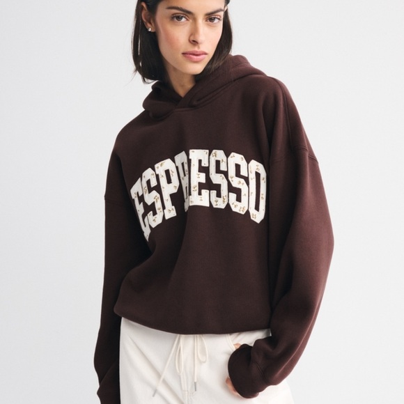 Abercrombie & Fitch Tops - Abercrombie and Fitch Espresso Sweatshirt